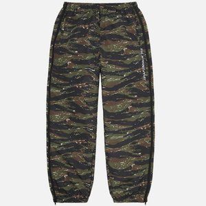 Supreme Full Zip Baggy Warm Up Pant Camo Size Small